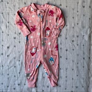 Hanna Baby Zip Sleeper In Organic Cotton. 6-12 mo